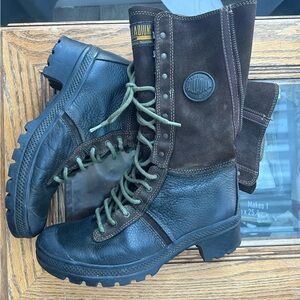 Women’s Palladium PallaBrousse Tact Leather boots